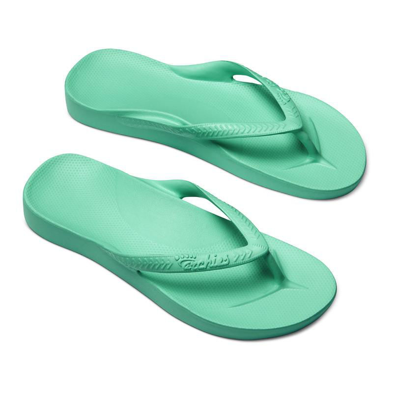 My Happifeet. Arch Support Thongs - Mint