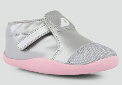 Picture of Bobux Step up Xplorer Origin - Silver/ Ice Pink