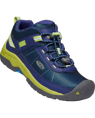 Picture of Keen Kids Targhee Sport Vent  - Blue Depths/ Chartreuse