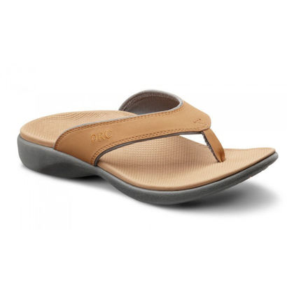 Picture of Dr Comfort - Women’s Shannon Thong - Camel