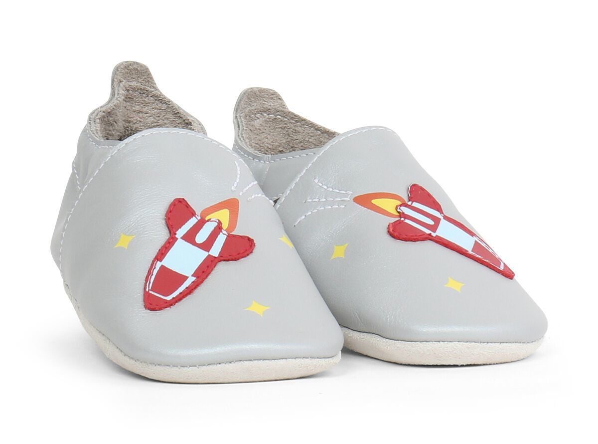 Bobux Soft Sole Rocket - Silver